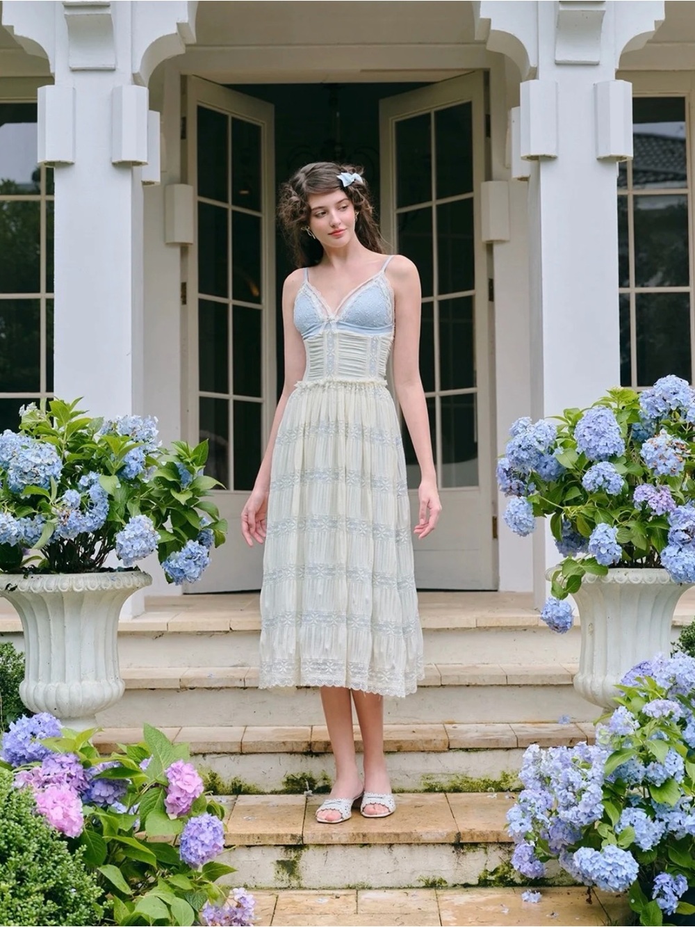 Lacemade Mediterranean Lady Fairy Cottagecore Dress Size Small - Picture 16 of 16